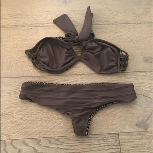 Acacia bikini in Fig Mumbai style bottoms medium
